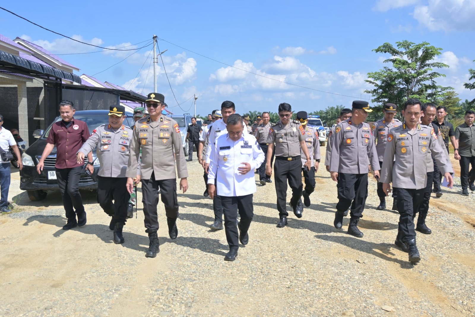 Demi Kesejahteraan Anggota, Tim Mabes Polri Turun Langsung Tinjau Lahan Asrama Polres Labusel 1 Polri