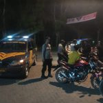 Polsek Padang Tualang Gelar Patroli Blue Light, Cegah Geng Motor dan Kejahatan Jalanan