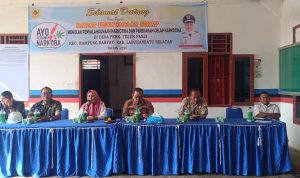 Bersatu Lawan Narkoba, Kapolsek Kampung Rakyat Pimpin Deklarasi Anti Narkotika di Teluk Panji