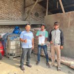 Sipef Group Salurkan 30 Sak Semen dan Pasir untuk Perbaikan Jalan Tanjung Medan