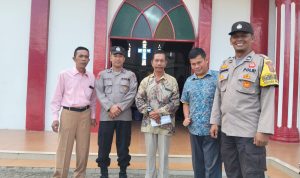Polsek Pangkalan Susu Perkuat Toleransi Lewat Pengamanan Ibadah