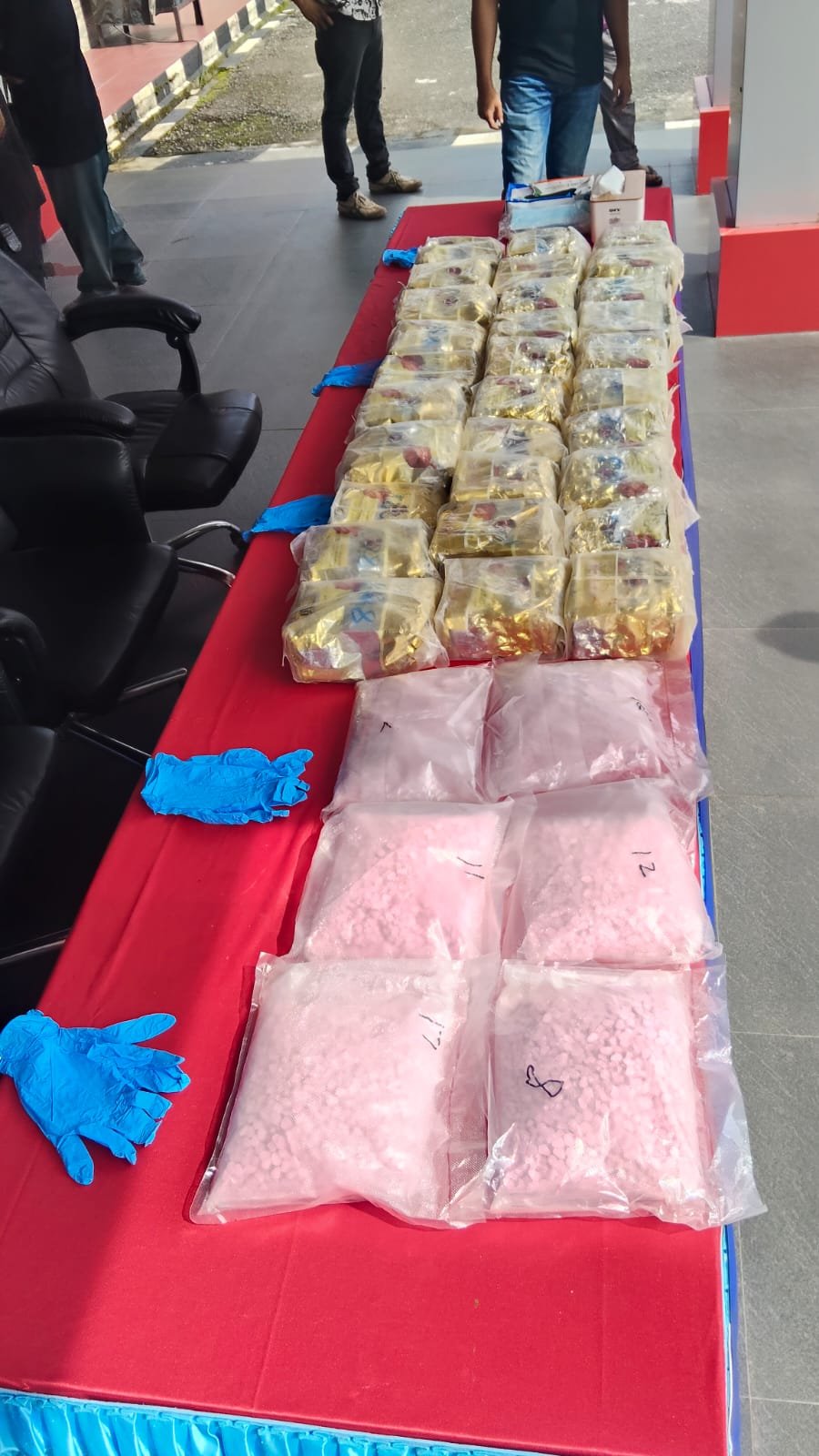 Satres Narkoba Polres Labuhanbatu Ungkap 31,5 Kg Sabu dan 30.000 Butir Ekstasi di Labura 1 Polres Labuhanbatu