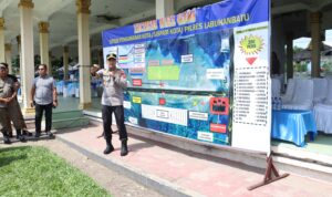 Kapolres Labuhanbatu Pimpin Simulasi Sispamkota, Tekankan Tindakan Humanis dan Terukur