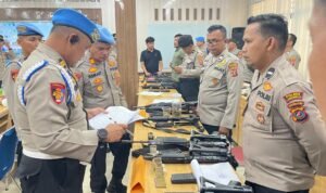 Divpropam Mabes Polri Periksa Senpi di Polres Labuhanbatu, Cek Fisik hingga Administrasi Polres Labuhanbatu