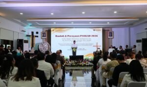Hadiri Perayaan Paskah Kementerian ATR/BPN, Menteri Nusron: Paskah Membangun Semangat Kebangkitan Bangsa Menteri