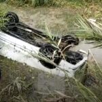 Tragis! Avanza Terjun ke Parit di Belidaan Sergai, Dua Warga Dolok Masihul Meninggal Dunia