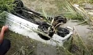 Tragis! Avanza Terjun ke Parit di Belidaan Sergai, Dua Warga Dolok Masihul Meninggal Dunia Avanza