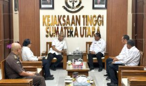 Silaturahmi Kanwil BPN Sumut dan Kejati Sumut Perkuat Sinergi Pengamanan Aset dan Penyelesaian Konflik Pertanahan