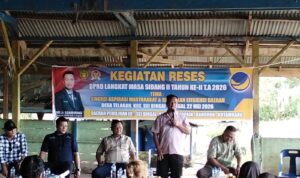 Anggota DPRD Langkat dari Fraksi Nasdem Meja Sembiring Laksanakan Reses di Desa Telagah Sei Bingai