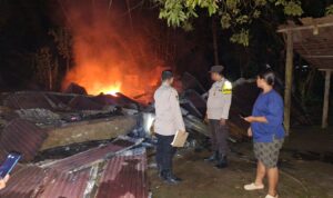 Rumah Warga di Salapian Langkat Hangus Terbakar, Diduga Akibat Korsleting Listrik