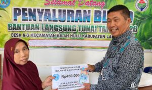 Pemerintah Desa N-3 Aek Nabara Salurkan BLT Desa Periode April–Juni 2026, Kades Sutrisno Pastikan Tepat Sasaran