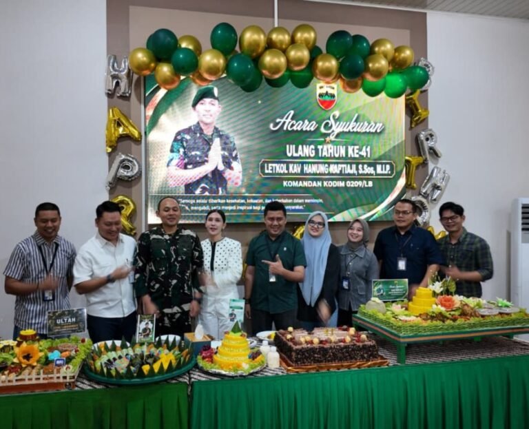 Rian Darmawan Hadiri Syukuran HUT Dandim 0209/Labuhanbatu Labuhanbatu