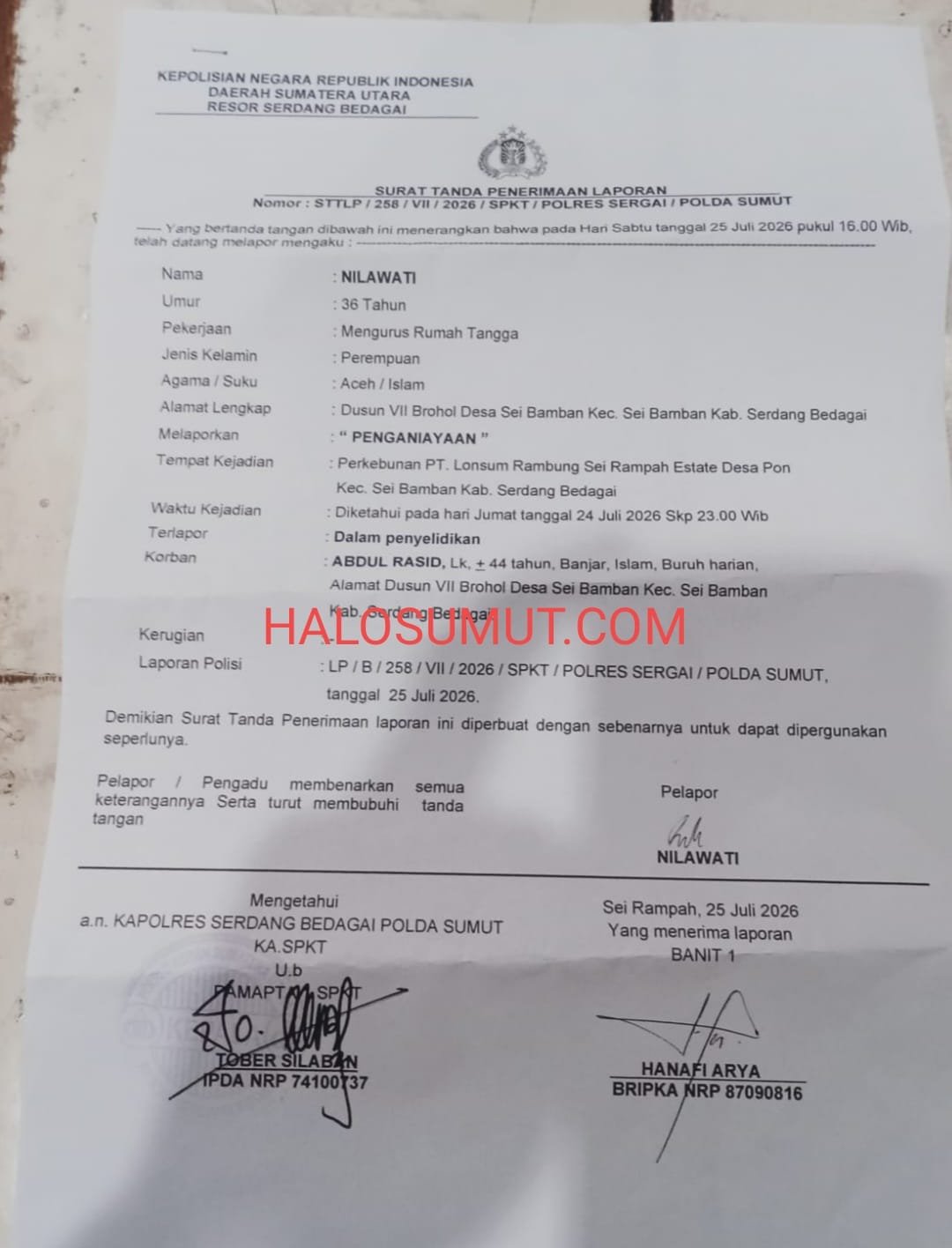 Polres Sergai