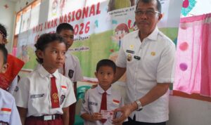 Pimpin HAN Ke-42 di SDN Balige, Wakil bupati: Jadikan Momen Penghormatan Bagi Anak