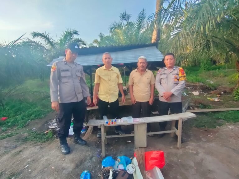 Respon Cepat Aduan Masyarakat, Polsek Marbau Gerebek Lokasi Diduga Sarang Narkoba di Desa Sumbermulyo Polsek Marbau