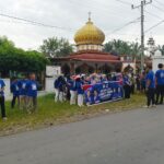 Peringati HUT ke-25 Partai Demokrat, DPC Langkat Gelar Gerakan Langit Biru di Stabat Lama