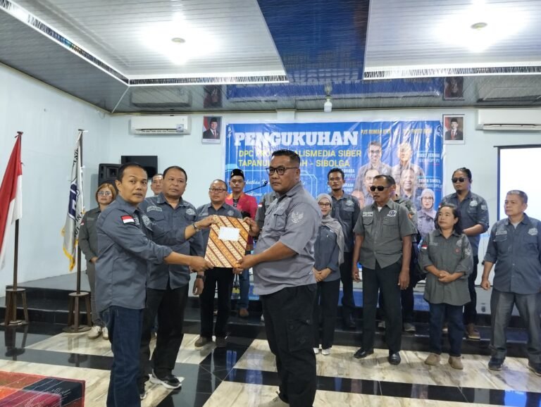 Sudirman Halawa Kembali Dipercaya Pimpin DPC PJS Tapanuli Tengah Sudirman Halawa