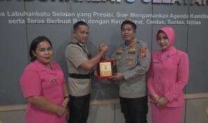 Polres Labuhanbatu Selatan Gelar Upacara Sertijab Kasat Resnarkoba, Kapolres Tekankan Semangat Baru Perangi Narkoba