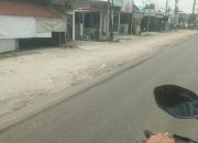 Jalan Lintas Sumatera di Firdaus Bergelombang, Pengendara Motor Diminta Waspada!