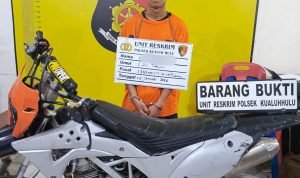 Polsek Kualuh Hulu Tangkap Pelaku Pencurian Sepeda Motor di Parkiran Masjid IMG 20260110 150510