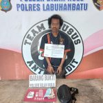 Polsek Bilah Hulu Ungkap Kasus Sabu di Kampung Sawah, Sita 2,10 Gram Barang Bukti