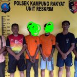 Polsek Kampung Rakyat Berhasil Tumbangkan Jaringan Peredaran Sabu di Teluk Panji, 2 Pelaku Diamankan