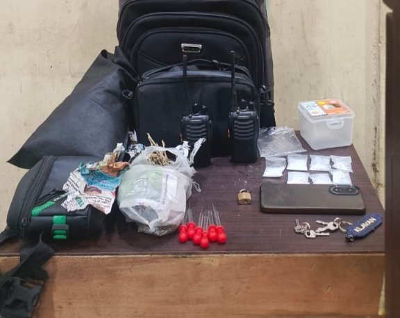 Sat Res Narkoba Polres Langkat Amankan Diduga Pelaku Narkotika di Pematang Jaya 1 Polres Langkat