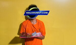 Polsek Kampung Rakyat Gagalkan Peredaran Sabu di Teluk Panji II, AGN Ditangkap Bersama Barang Bukti 2,17 Gram Sabu