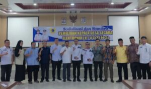 Menuju Pilkades Transparan, Bupati Labuhanbatu Selatan Resmikan Sosialisasi dan Simulasi E-Voting