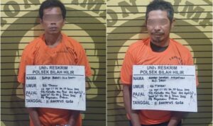 Polsek Bilah Hilir Ungkap Peredaran Ganja, Dua Pria Diamankan Bersama 8,10 Gram Barang Bukti