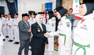 Bupati Labuhanbatu Kukuhkan 50 Anggota Paskibraka 2026