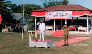 Pemerintahan Desa Pematang Seleng Melaksanakan Upacara Peringatan HUT RI Ke-81