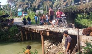 Jembatan Sei Musam Rusak Parah Jadi Keluhan Warga, Janji Perbaikan Belum Terlaksana