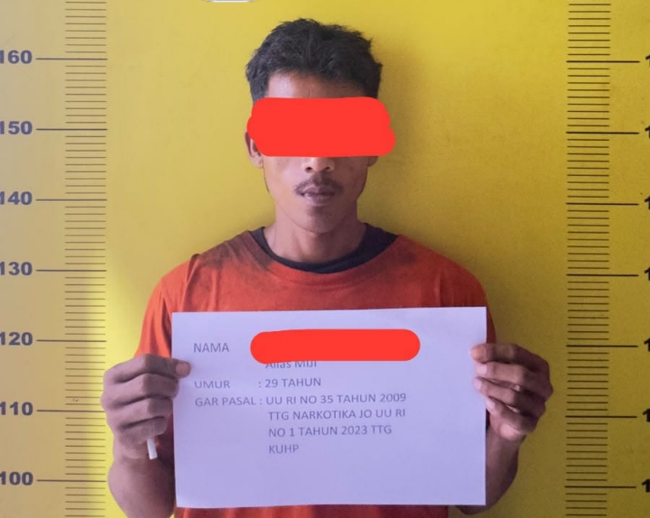 Satresnarkoba Polres Labuhanbatu Selatan Amankan Pemuda Di Desa Hajoran, 1,69 Gram Sabu Disita