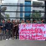 Kadisdik Labuhanbatu Digoyang Isu Korupsi Proyek dan Jual Beli Jabatan, AMPK SU Geruduk Kejatisu