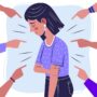 ilustrasi desain datar yang digambar tangan menyalahkan 23 2149336211